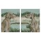 Stupell Industries Weimaraner Dog by Marsh 2 pc Canvas Wall Art Set Design by Grace Popp